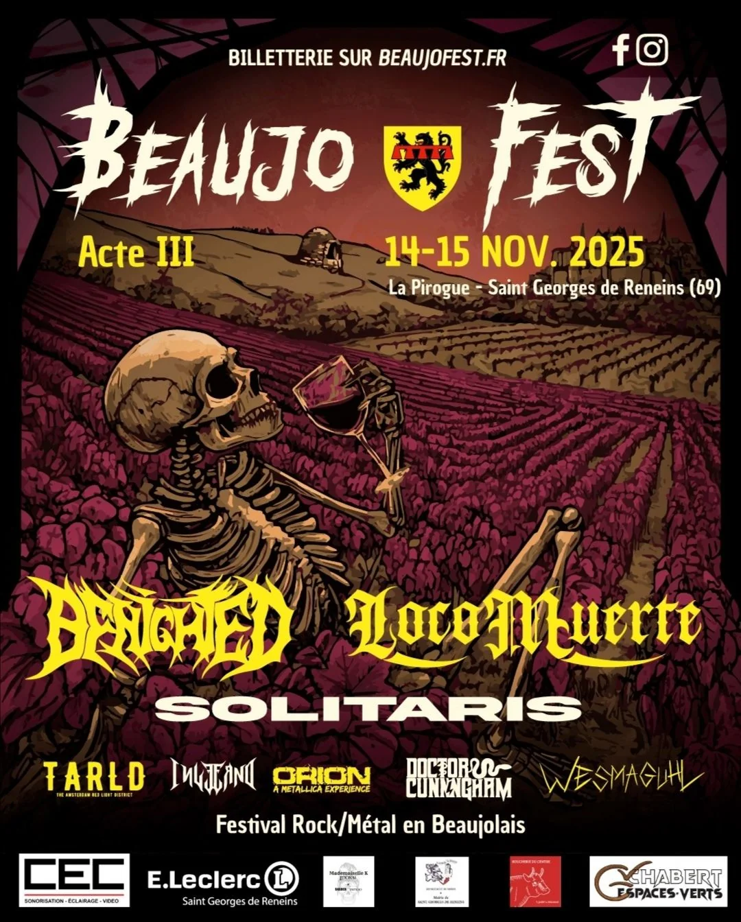 Affiche Beaujo'Fest 2025 (Acte III)