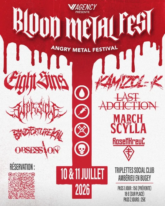 Affiche Blood Metal Fest Affiche Blood Metal Fest